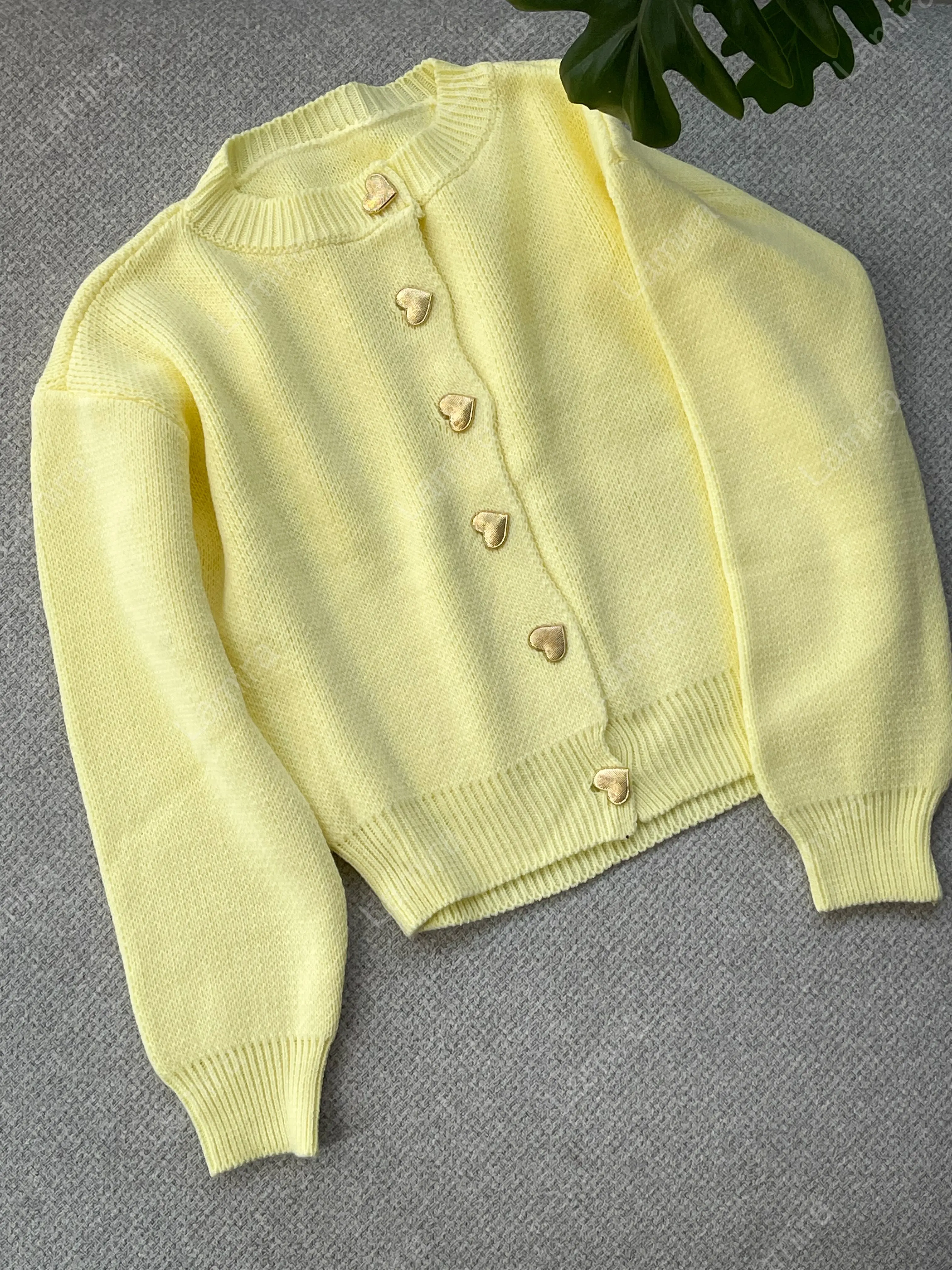 ژاکت بافت قلبی برند ترک